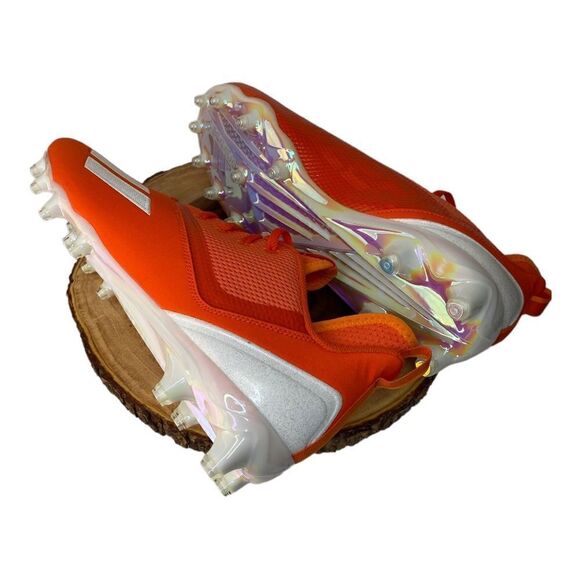Adidas Adizero Scorch 2 SM Orange White Football Cleats Men's Size 13 GZ0405 New - Picture 4 of 6